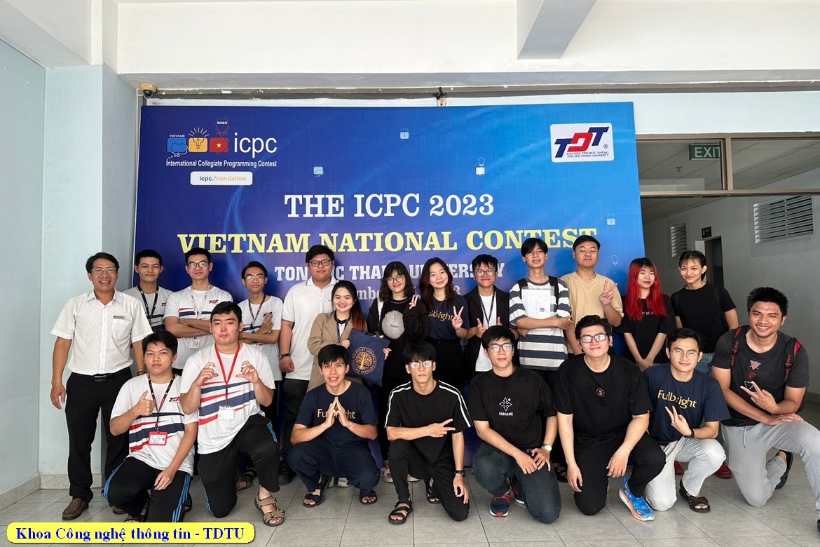 Khoa CNTT - TDTU lần đầu tham gia tổ chức Lập trình Sinh viên Quốc tế ICPC vòng Quốc gia 2023