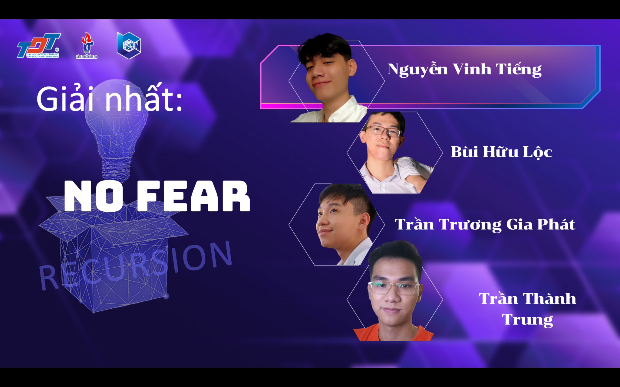 Đội No Fear là quán quân của cuộc thi năm nay