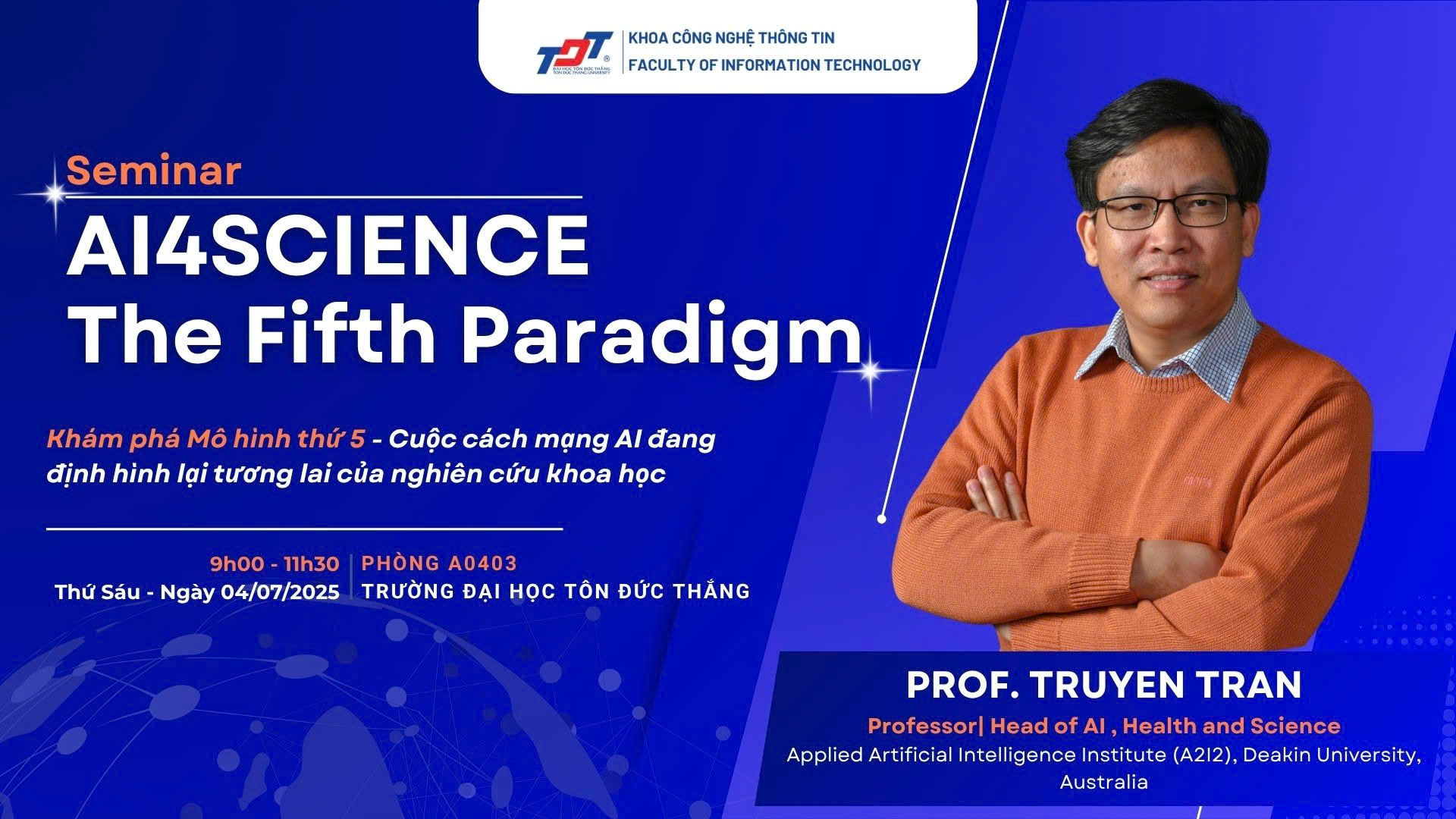 Seminar AI4Science: The Fifth Paradigm