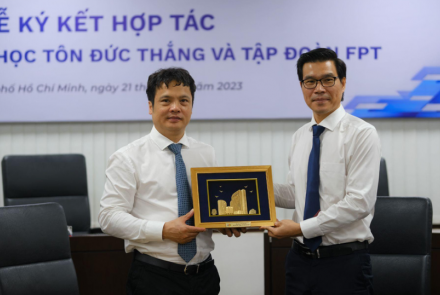 Trường Đại học Tôn Đức Thắng ký kết hợp tác với Tập đoàn FPT